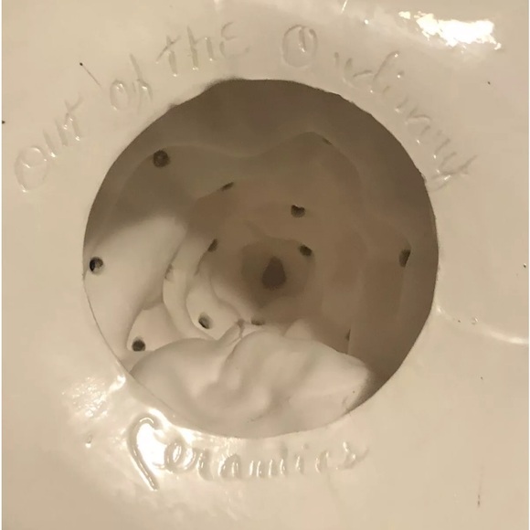 Vintage White Ceramic Christmas Tree Inset Nativity 13" Tall No Base - Picture 10 of 10